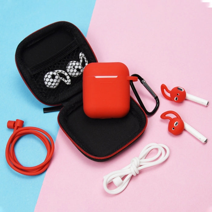 Funda protectora de silicona a prueba de golpes para auriculares inalámbricos de 7 piezas para Apple AirPods 1/2