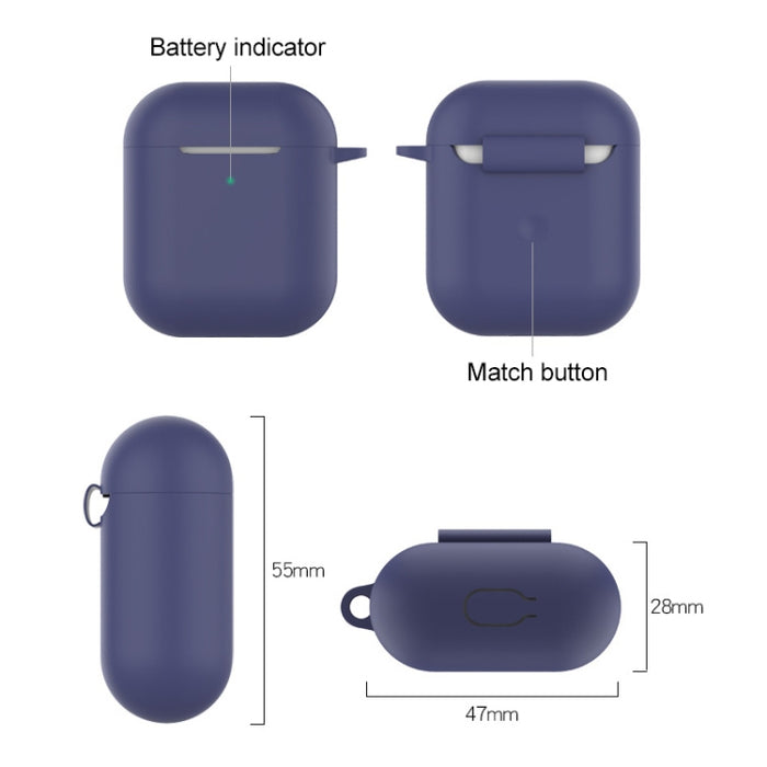 Auriculares inalámbricos Funda protectora de silicona a prueba de golpes para Apple AirPods 1/2
