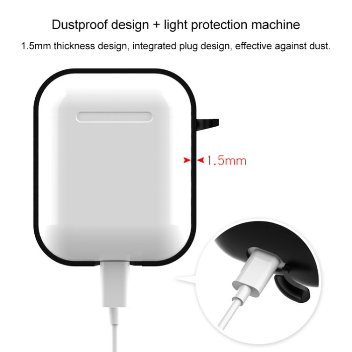 Auriculares inalámbricos Funda protectora de silicona a prueba de golpes para Apple AirPods 1/2