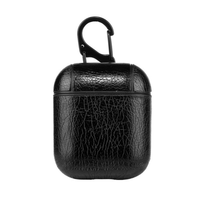 Auriculares inalámbricos Litchi Texture Funda protectora de silicona a prueba de golpes para Apple AirPods 1/2