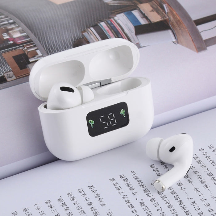 i58 TWS Bluetooth 5.0 Touch Auricular inalámbrico Bluetooth para equipos de sistema IOS, con caja de carga de atracción magnética y pantalla digital inteligente, compatible con Siri