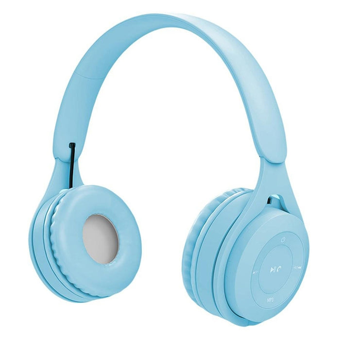 Auriculares Bluetooth Macaron con calidad de sonido de alta fidelidad Y08, compatible con llamadas, tarjeta TF y AUX de 3,5 mm