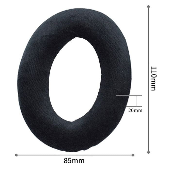 2 PCS para Sennheiser HD515 / HD555 / HD595 / HD598 / HD558 / PC360 Funda de cojín de franela para auriculares Orejeras Almohadillas de repuesto con ajuste de tono de algodón