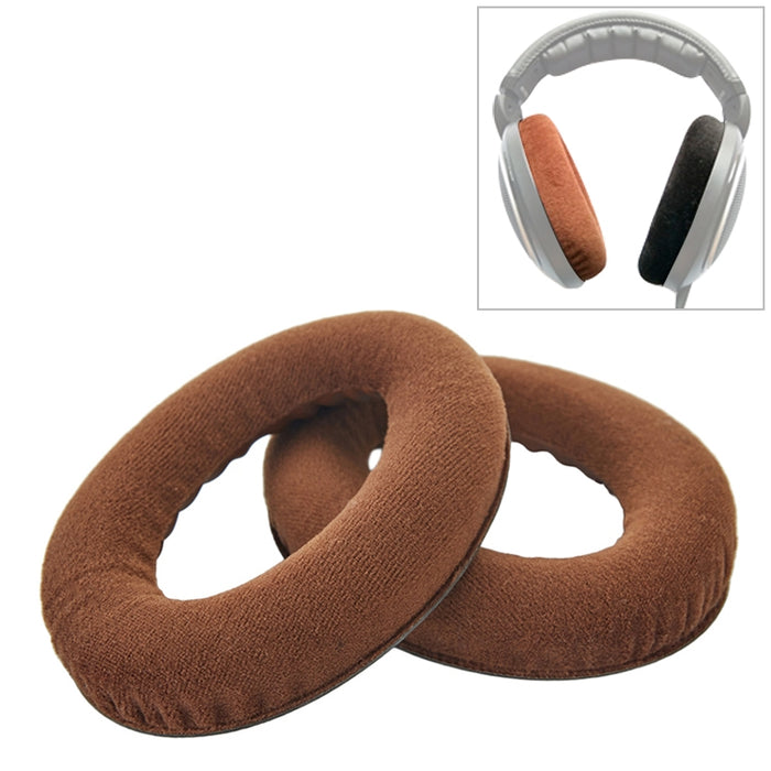 2 PCS para Sennheiser HD515 / HD555 / HD595 / HD598 / HD558 / PC360 Funda de cojín de franela para auriculares Orejeras Almohadillas de repuesto con ajuste de tono de algodón