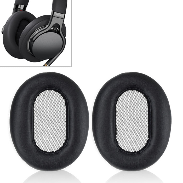 1 par de fundas protectoras de esponja para auriculares con hebilla de tarjeta para Sony MDR-1AM2