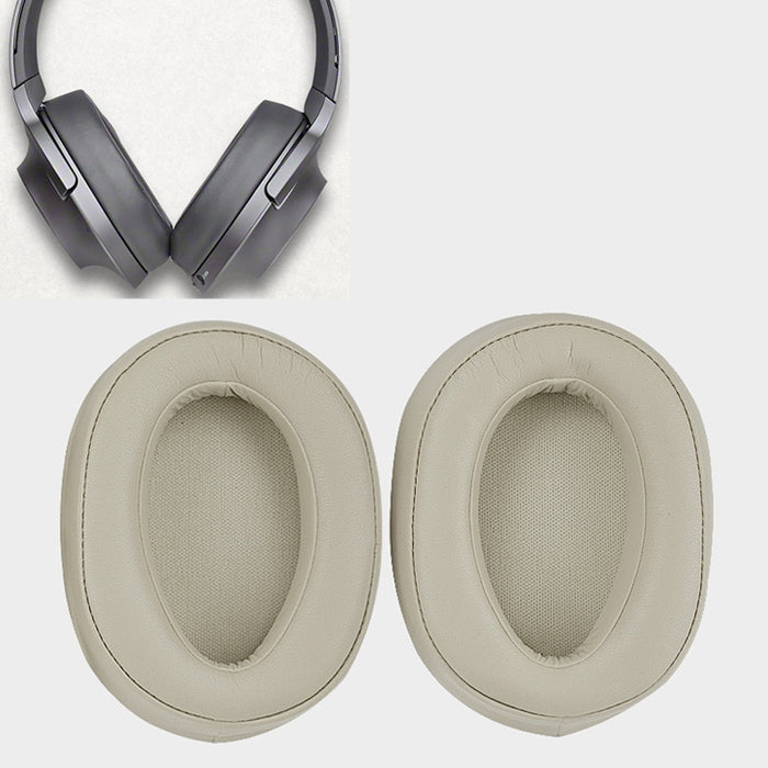 Funda protectora de auriculares de esponja de 2 piezas para Sony MDR-100ABN / WH-H900N
