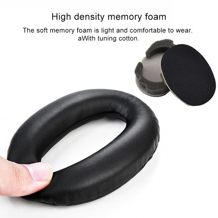 Funda protectora de auriculares de esponja de 2 piezas para Sony MDR-1000X / WH-1000XM3