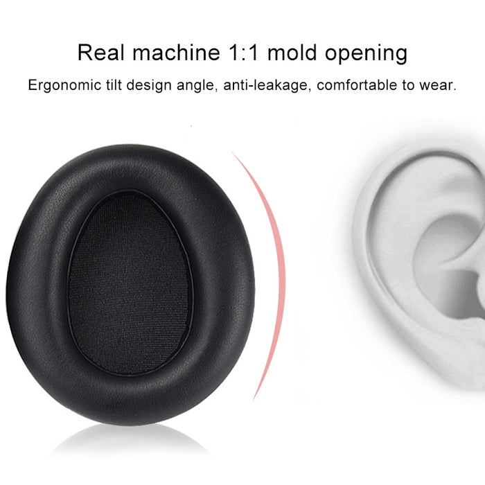 Funda protectora de auriculares de esponja de 2 piezas para Sony MDR-10RBT / 10RNC / 10R