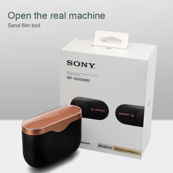 Para Sony WF-1000XM3 auricular Bluetooth pegatina protectora transparente