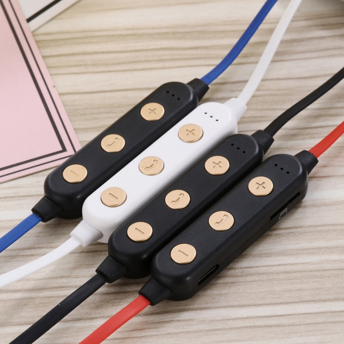 Auriculares Bluetooth V5.0 Bluetooth de absorción magnética deportivos portátiles MG-G22, tarjeta TF de soporte