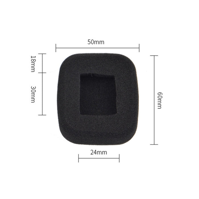 2 uds para Shinco S01 cubierta protectora de auriculares cubierta de esponja cuadrada orejeras