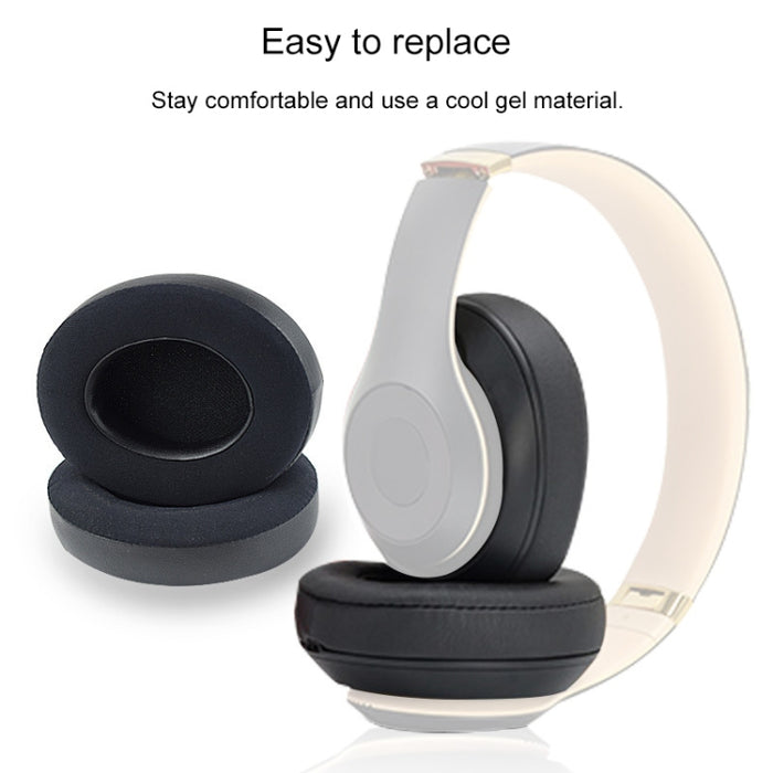 2 uds. Para Beats Studio 2,0/3,0, cubierta protectora para auriculares, orejeras de Gel de hielo (gris blanco)