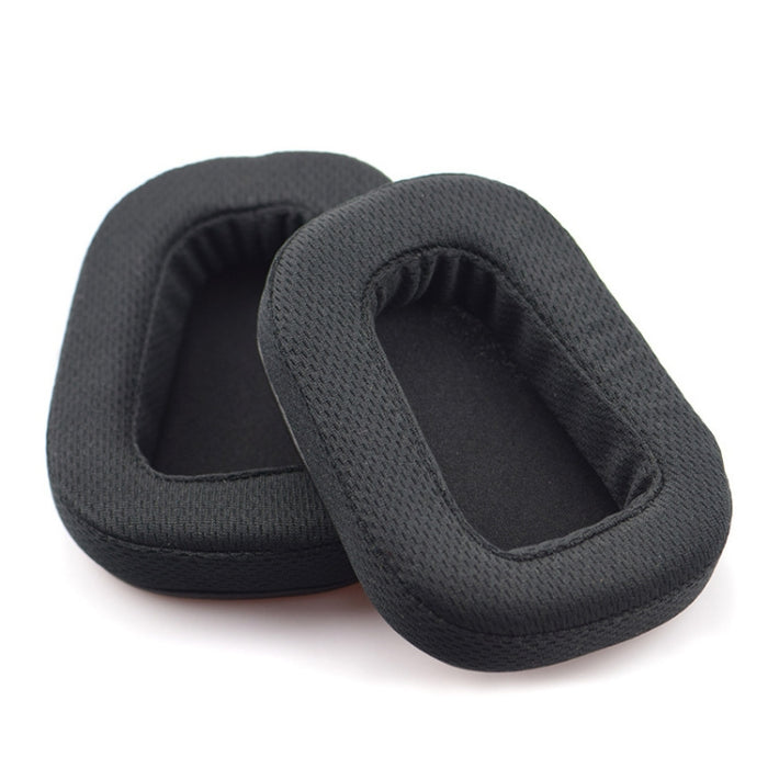 Almohadillas de repuesto para auriculares Logitech G633 G933, 2 uds., con malla (cuero)