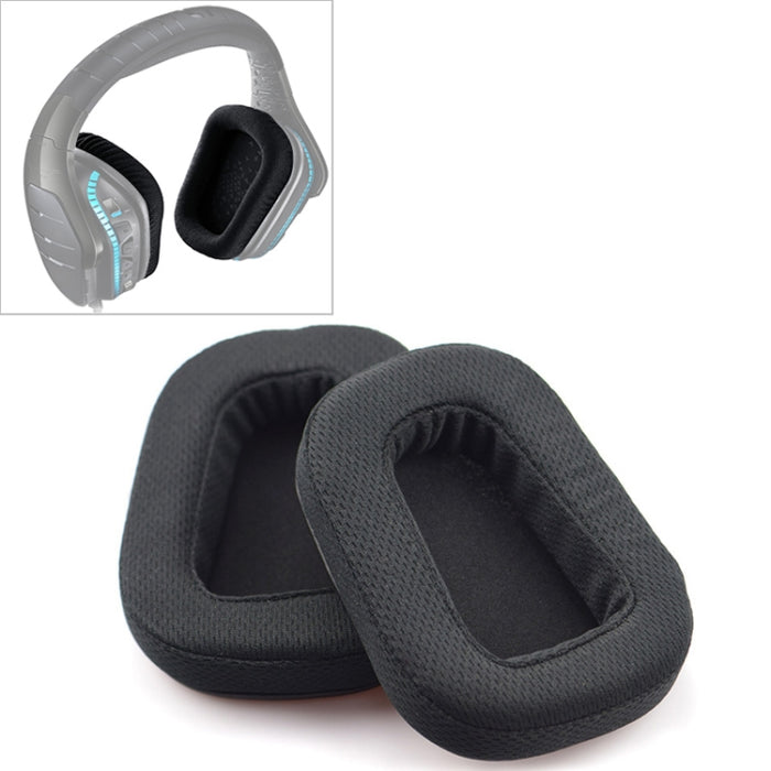 Almohadillas de repuesto para auriculares Logitech G633 G933, 2 uds., con malla (cuero)