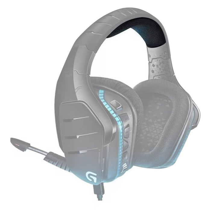 Para Logitech G633 G933 diadema de repuesto haz de luz almohadilla para casco pieza de reparación de cojín