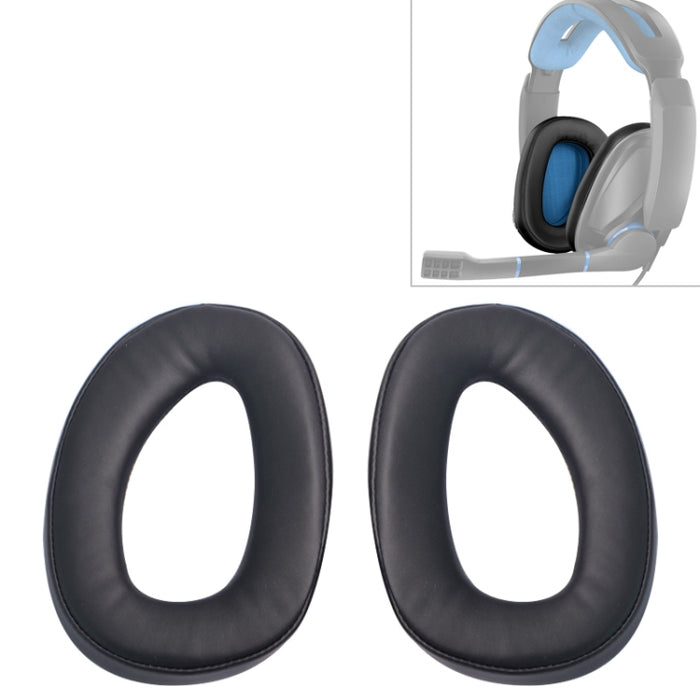 Almohadillas de repuesto para auriculares Sennheiser GSP 300 / GSP301 / GSP 302 / GSP 303 / GSP 350, orejeras de repuesto sin malla, 2 uds.