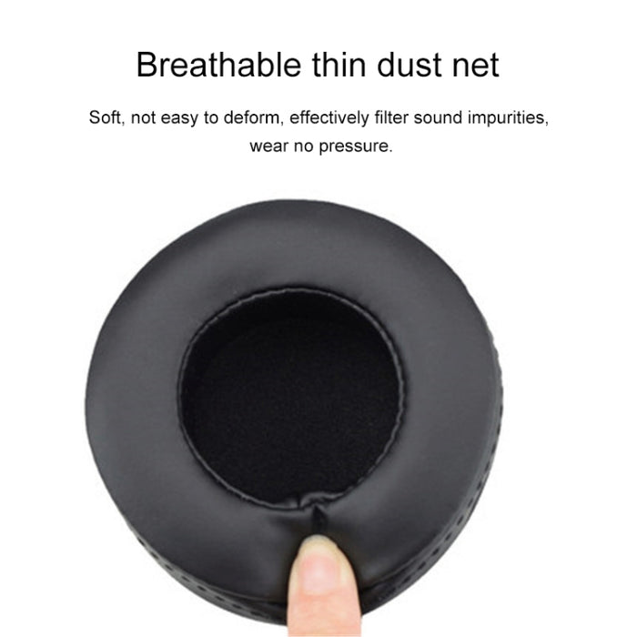 2 piezas para Skullcandy / HESH 2.0 HESH engrosado funda de cojín para auriculares orejeras Almohadillas de repuesto con malla (negro)