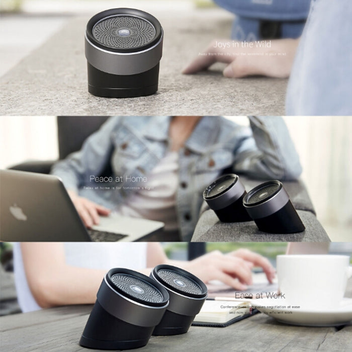 QCY BOX1 Mini altavoz portátil Música inalámbrica Metal V4.2 Altavoces Bluetooth