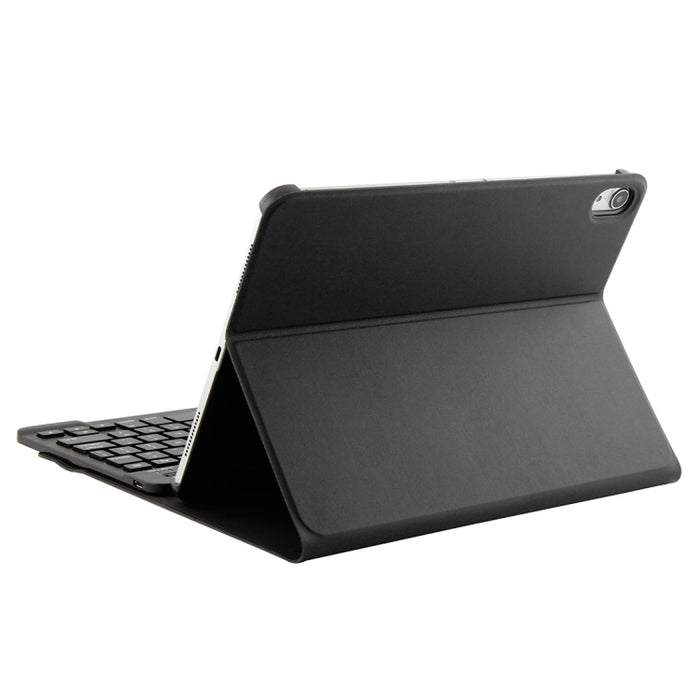 1130B Teclado desmontable con textura cepillada ABS Bluetooth 3.0 + Funda para tableta de cuero con textura de piel de cordero para iPad Pro de 11 pulgadas (2018), con ajuste de tres velocidades / Magnético / Función de suspensión