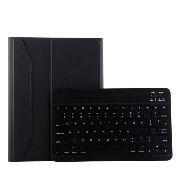 1130B Teclado desmontable con textura cepillada ABS Bluetooth 3.0 + Funda para tableta de cuero con textura de piel de cordero para iPad Pro de 11 pulgadas (2018), con ajuste de tres velocidades / Magnético / Función de suspensión