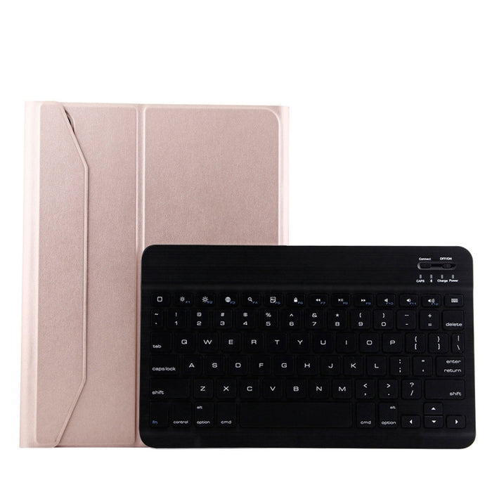 1130B Teclado desmontable con textura cepillada ABS Bluetooth 3.0 + Funda para tableta de cuero con textura de piel de cordero para iPad Pro de 11 pulgadas (2018), con ajuste de tres velocidades / Magnético / Función de suspensión