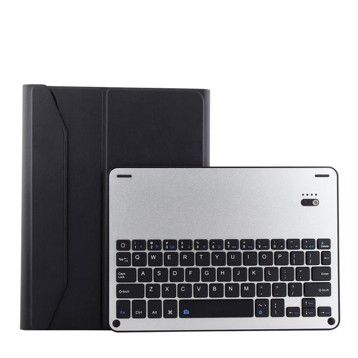 1139B Teclado desmontable de aleación de aluminio Bluetooth 3.0 + Funda para tableta de cuero con textura de piel de cordero para iPad Pro de 11 pulgadas (2018), con ajuste de tres velocidades / Magnético / Función de suspensión