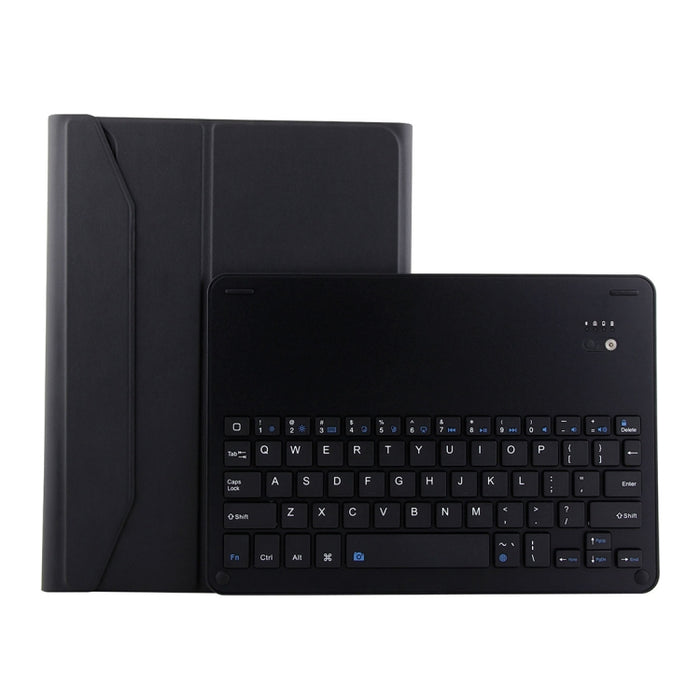 1139B Teclado desmontable de aleación de aluminio Bluetooth 3.0 + Funda para tableta de cuero con textura de piel de cordero para iPad Pro de 11 pulgadas (2018), con ajuste de tres velocidades / Magnético / Función de suspensión