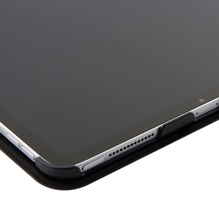 1139B Teclado desmontable de aleación de aluminio Bluetooth 3.0 + Funda para tableta de cuero con textura de piel de cordero para iPad Pro de 11 pulgadas (2018), con ajuste de tres velocidades / Magnético / Función de suspensión
