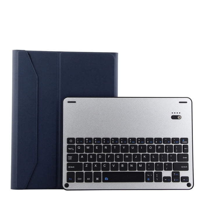 1139B Teclado desmontable de aleación de aluminio Bluetooth 3.0 + Funda para tableta de cuero con textura de piel de cordero para iPad Pro de 11 pulgadas (2018), con ajuste de tres velocidades / Magnético / Función de suspensión