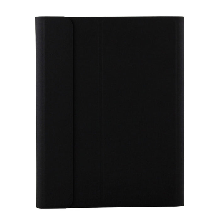 3018 Teclado desmontable de aleación de aluminio Bluetooth 3.0 + Funda de cuero con textura de tela de imitación para tableta para iPad Air / Air 2 / iPad Pro de 9,7 pulgadas, con función de suspensión / repelente al agua