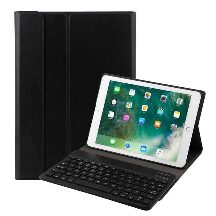 FT-1030 Bluetooth 3.0 ABS Teclado de textura cepillada + Funda de cuero para tableta con textura de piel para iPad Air / Air 2 / iPad Pro de 9,7 pulgadas, con ajuste de ángulo de tres engranajes / Magnético / Función de suspensión