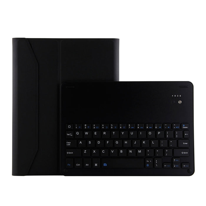 Teclado de aleación de aluminio Bluetooth FT-1038E + funda de cuero