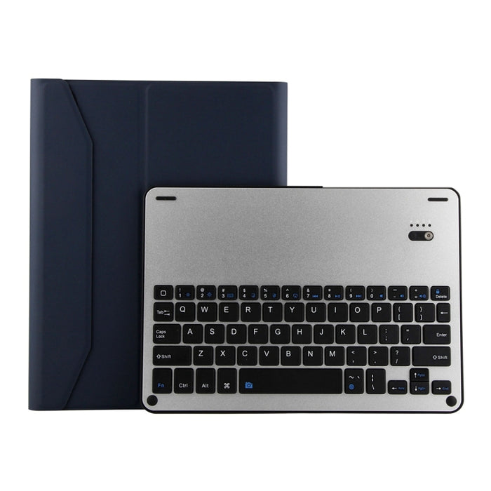 Teclado de aleación de aluminio Bluetooth FT-1038E + funda de cuero