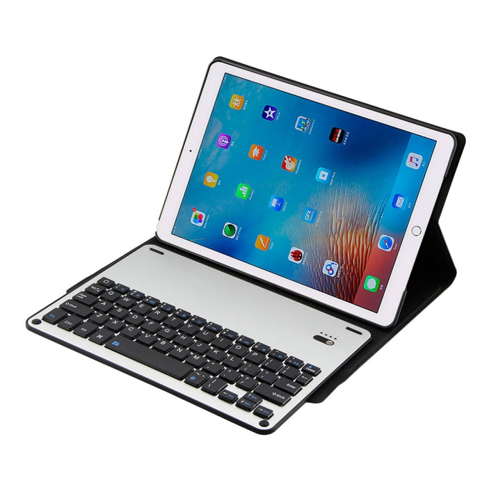 FT-1039B Teclado de aleación de aluminio Bluetooth 3.0 + Funda de cuero