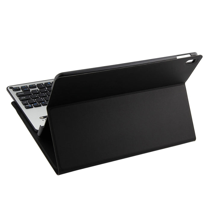 FT-1039B Teclado de aleación de aluminio Bluetooth 3.0 + Funda de cuero