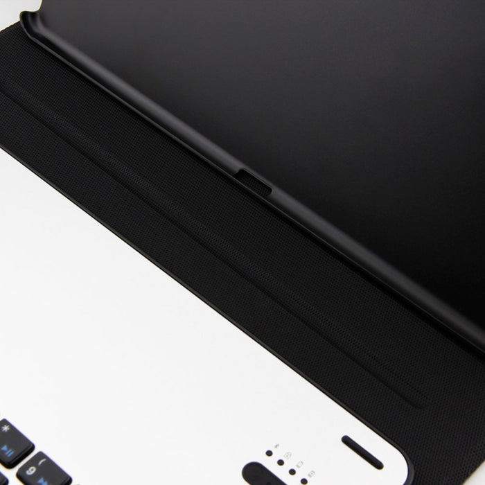 FT-1039B Teclado de aleación de aluminio Bluetooth 3.0 + Funda de cuero