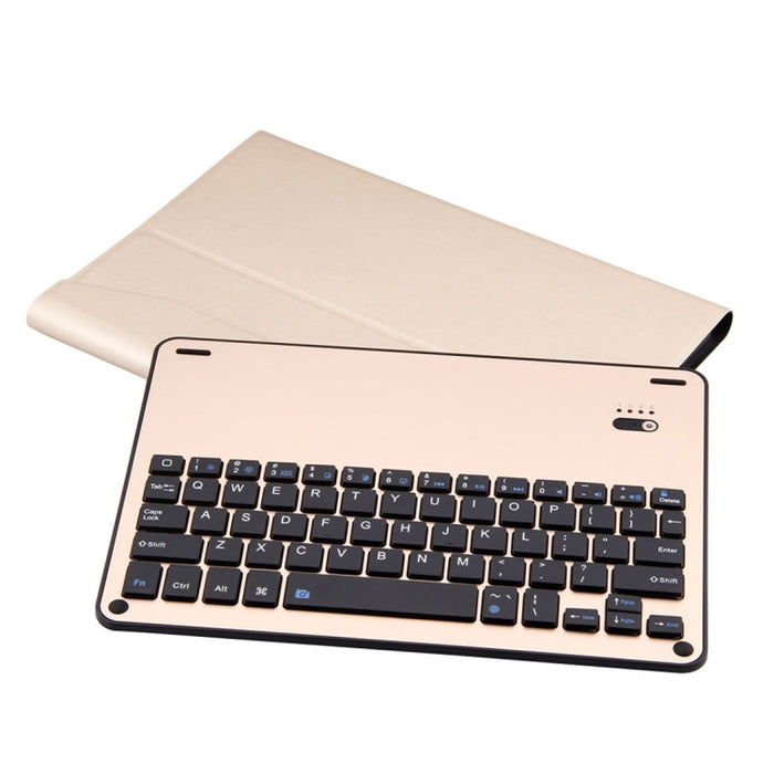 FT-1039B Teclado de aleación de aluminio Bluetooth 3.0 + Funda de cuero