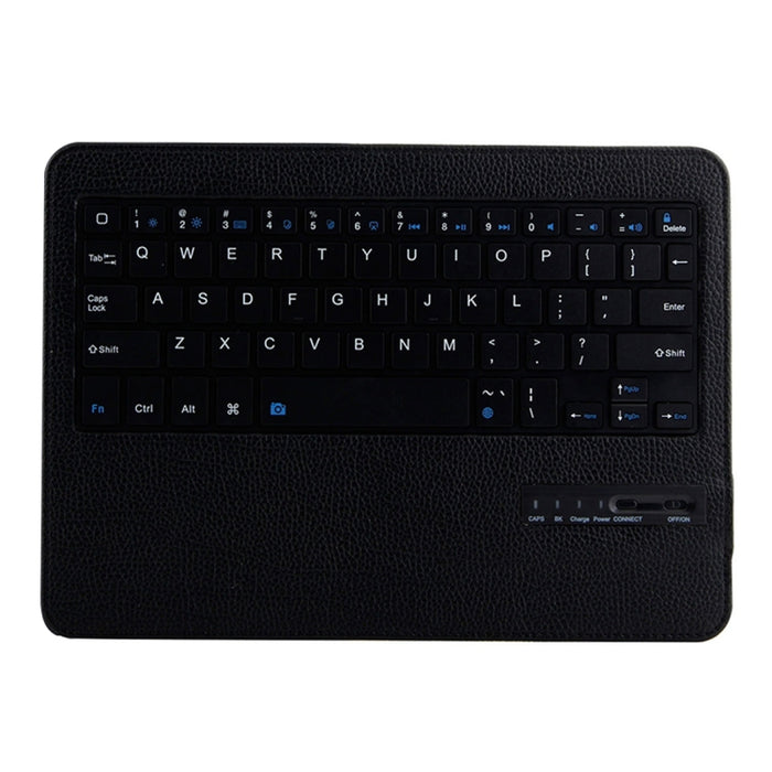 IP011 Teclado ABS desmontable Bluetooth 3.0 + Funda de cuero con textura Litchi para tableta para iPad Pro de 11 pulgadas (2018), con función de suspensión