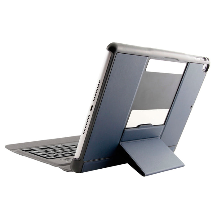 T-201 Teclado ultrafino Bluetooth 3.0 desmontable + Funda para tableta de cuero con textura de piel de cordero para iPad Air / Air 2 / iPad Pro de 9,7 pulgadas, compatible con ajuste de múltiples ángulos