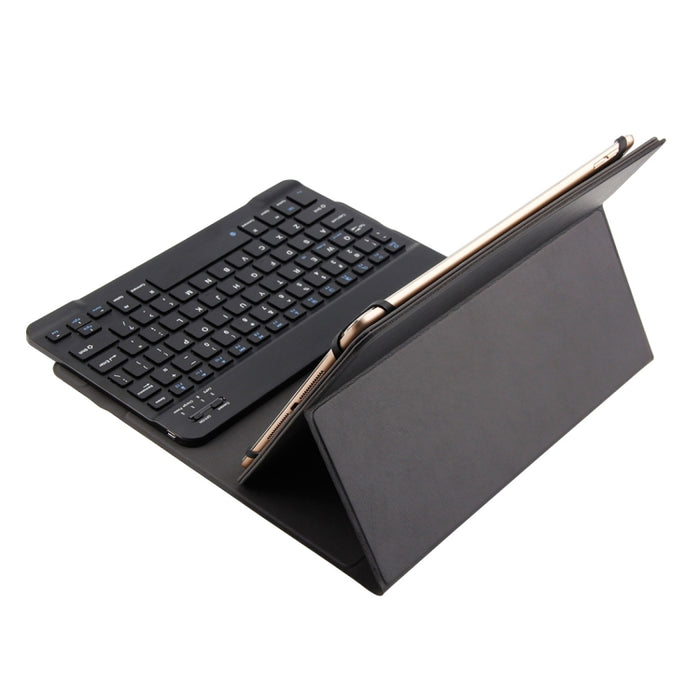 TY-1031 Universal Bluetooth 3.0 ABS Teclado de textura cepillada + Funda de cuero para tableta para iOS, Windows, Android Tablet PC de entre 9 y 10,5 pulgadas