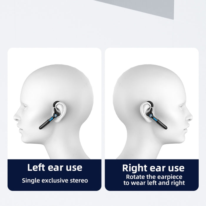 ME-100 TWS Negocios Giratorio Universal Verdadero Estéreo Versión 5.0 Auriculares Bluetooth In-Ear Colgantes