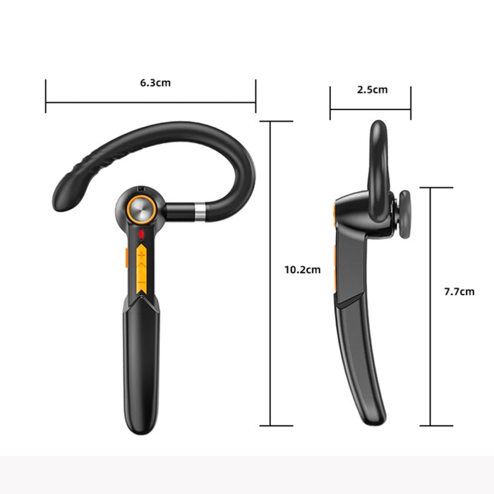 ME-100 TWS Negocios Giratorio Universal Verdadero Estéreo Versión 5.0 Auriculares Bluetooth In-Ear Colgantes