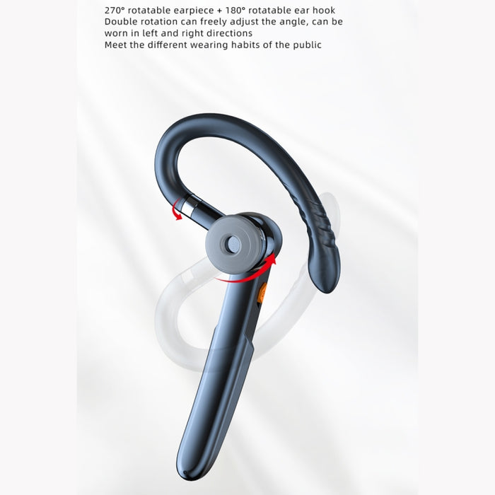 ME-100 TWS Negocios Giratorio Universal Verdadero Estéreo Versión 5.0 Auriculares Bluetooth In-Ear Colgantes