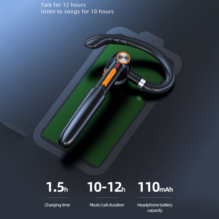 ME-100 TWS Negocios Giratorio Universal Verdadero Estéreo Versión 5.0 Auriculares Bluetooth In-Ear Colgantes