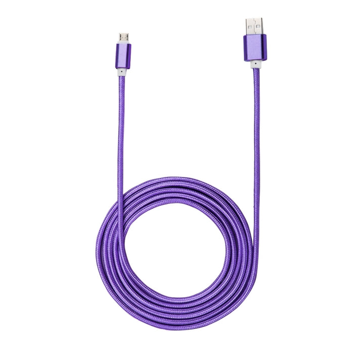 Cabeza de metal de estilo tejido de 2 m, 84 núcleos, 8 pines a cable de datos/cargador USB 2.0