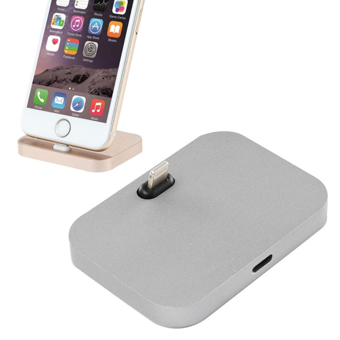Cargador de estación de escritorio de aluminio Stouch de 8 pines para iPhone