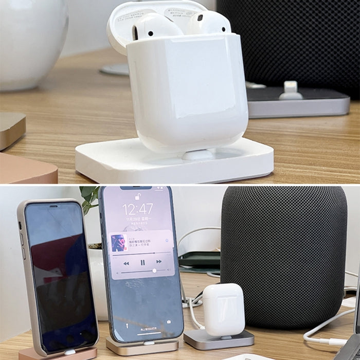 Cargador de estación de escritorio de aluminio Stouch de 8 pines para iPhone