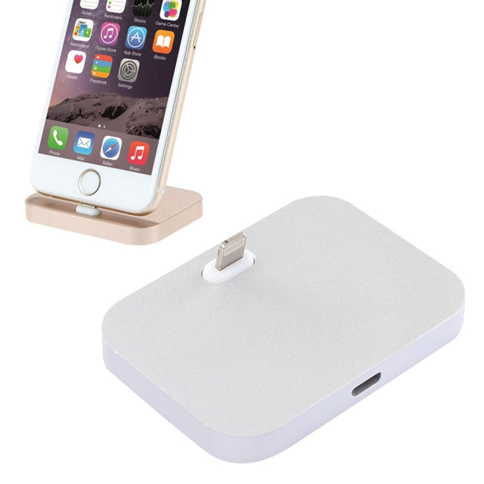 Cargador de estación de escritorio de aluminio Stouch de 8 pines para iPhone