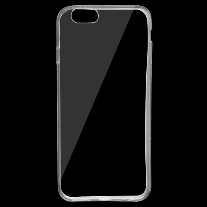 Para iPhone 6 y 6s Funda protectora de TPU transparente ultrafina de 0,75 mm