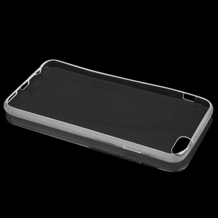 Para iPhone 6 y 6s Funda protectora de TPU transparente ultrafina de 0,75 mm